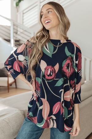 Float On Floral Top